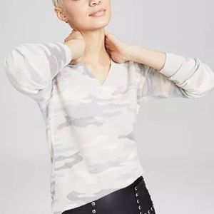 Charter Club Luxury Cashmere Camouflage sweater.